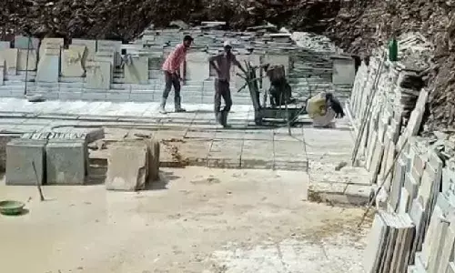 Illegal granite miningthriving in Jeevangi