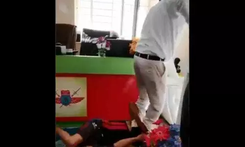 A Video Of A Security Firm Owner Lashing Out HIs Employees In Bengaluru Went Viral