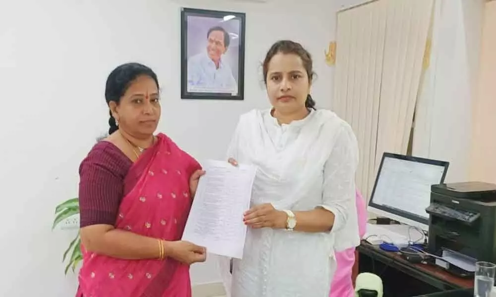 Corporator M Lakshmi Bai seeks funds for works