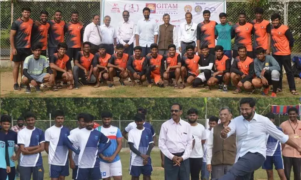 GITAM Football tournament held