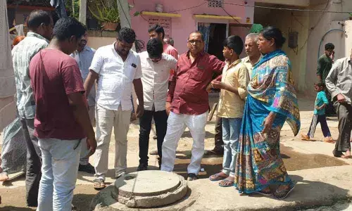 Corporator Dodla Venkatesh Goud assures drainage pipeline