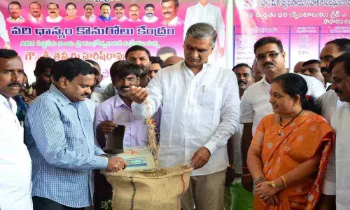 Update farmers on latest tech: Minister Harish Rao