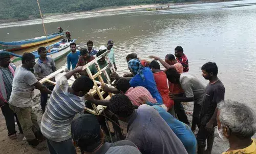 Papikondalu boat capsize spot located in Rajamahendravaram