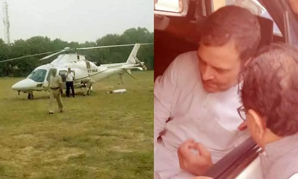 Rahul Gandhis chopper makes emergency landing