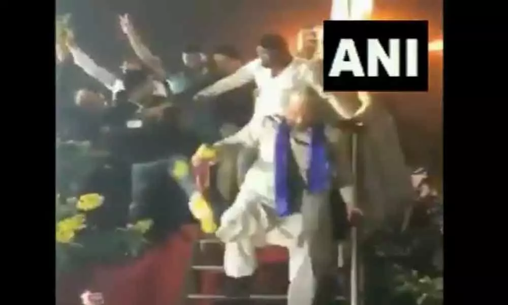 Watch: Asaduddin Owaisi performs a dance step in Aurangabad