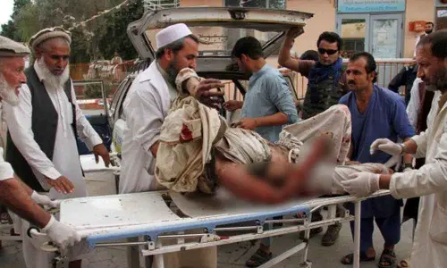 Blast at Afghanistan mosque kills over 60 during prayers Blast at Afghanistan mosque kills over 60 during prayers