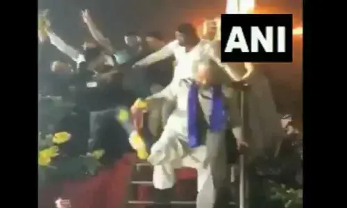 Watch: Asaduddin Owaisi performs a dance step in Aurangabad