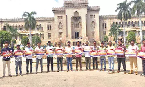 Dhum Dham poster released by OU JAC