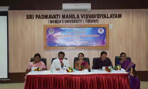 Life skills are vital for women teachers, students: SPMVV