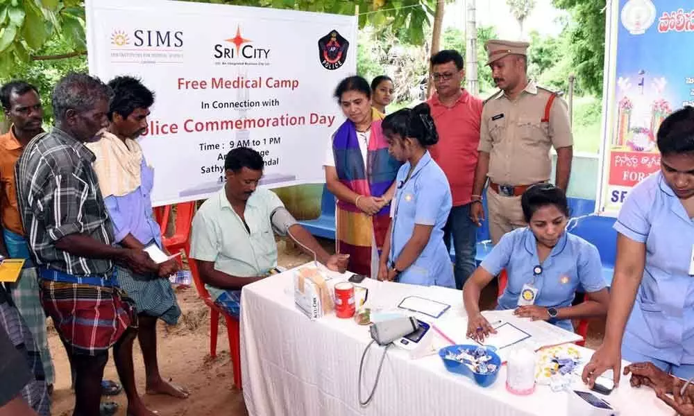 Sri City police organise free medical camp in Tirupati