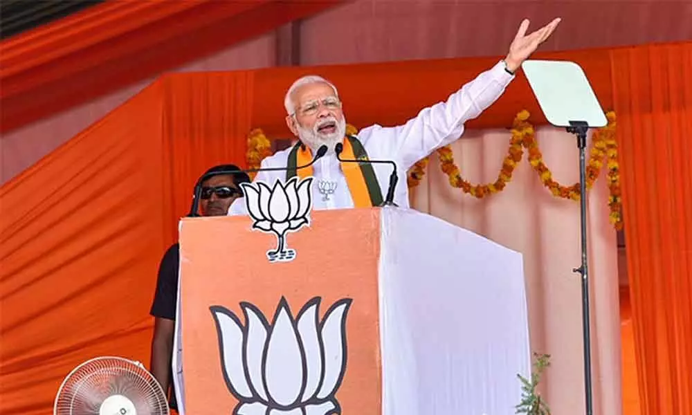 Congress destroyed India with wrong policies: PM Modi