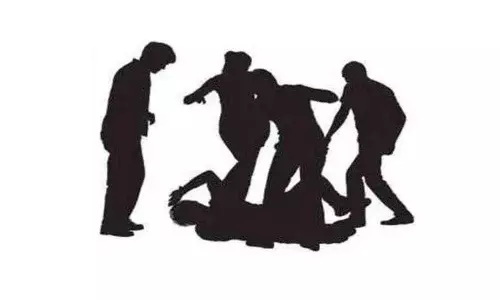 RTC employees thrashed private bus driver in Nagole