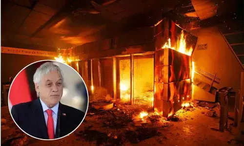 Chile President declares emergency in capital following violent protests