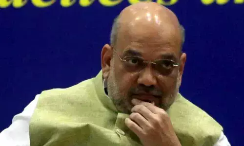 Amit Shahs chopper makes emergency landing in Nashik due to rains