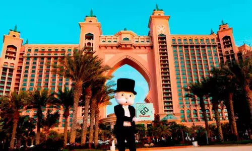 Mr Monopoly in Dubai!