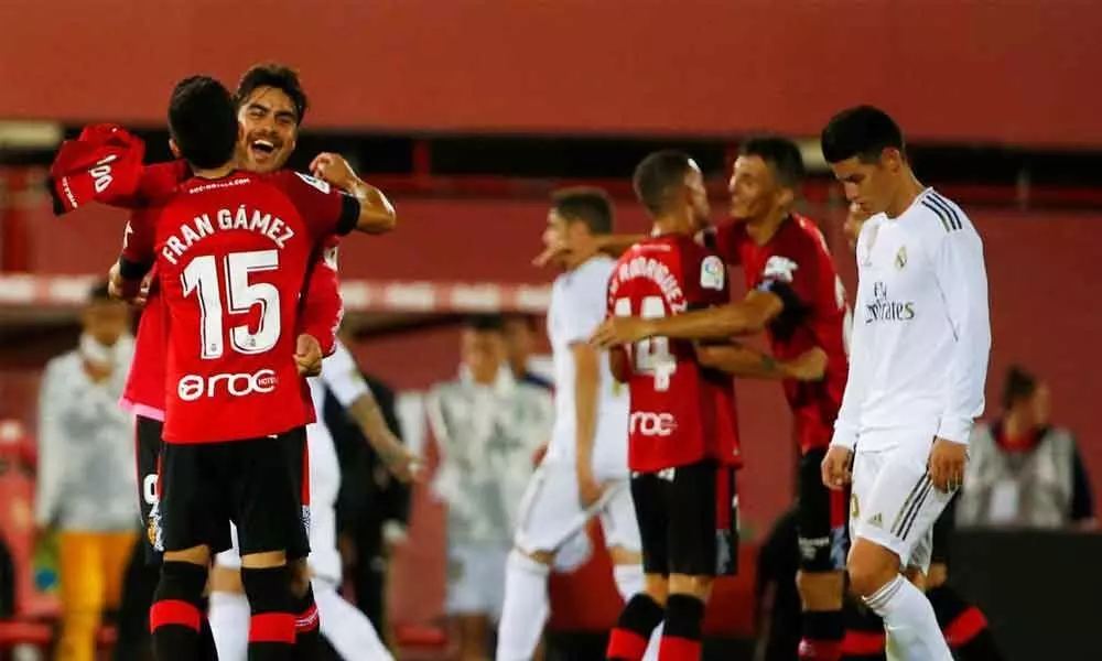 La Liga 2019-20: Real Madrid beaten by Mallorca as Barcelona go top