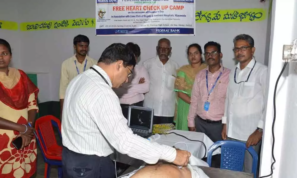 Federal Bank holds free medical camp in Ongole