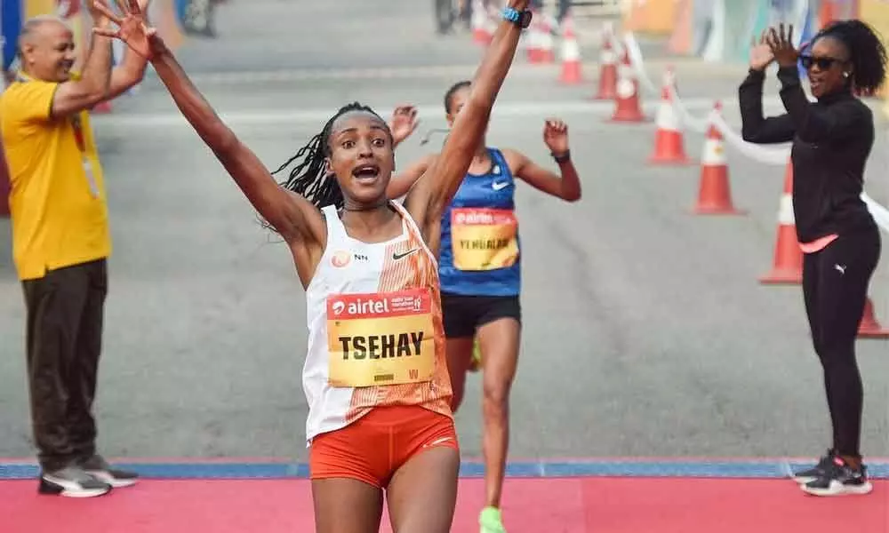 Belihu, Gemechu defend titles at Airtel Delhi Half Marathon