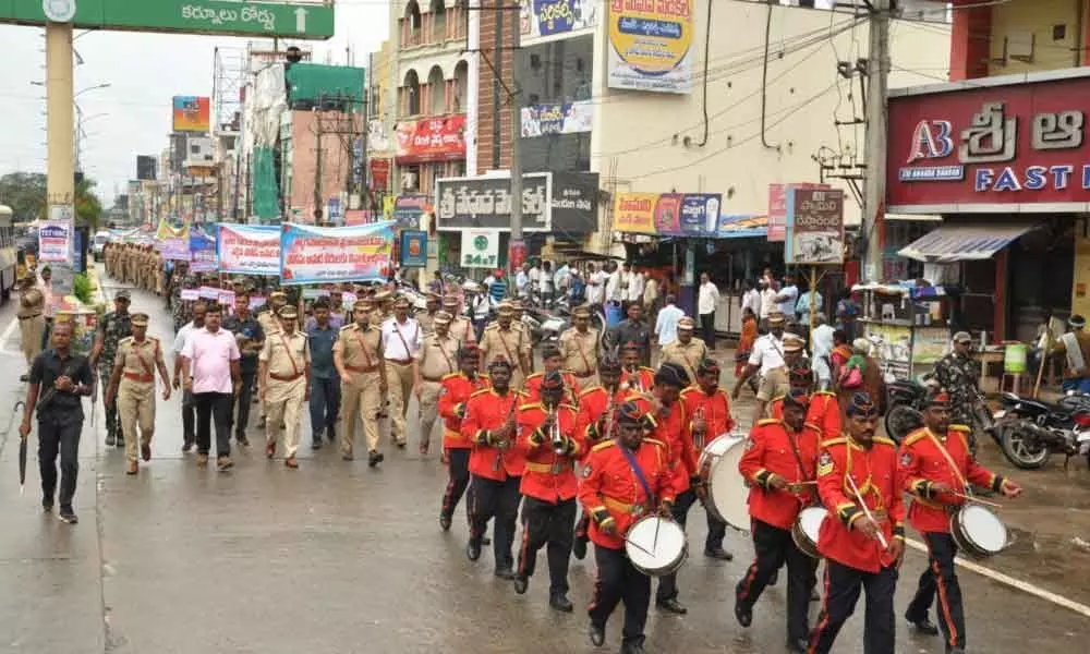 Police Commemoration week held, rich tributes paid to martyrs in Ongole