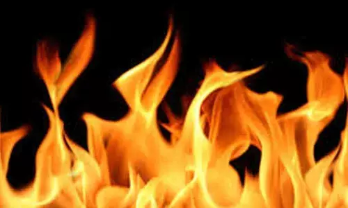 Fire broke out in an emergency ward of a private hospital in LB Nagar