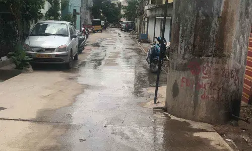 Drainage overflow irks people