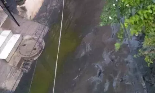 Sewage floods Shiva Reddy Nagar