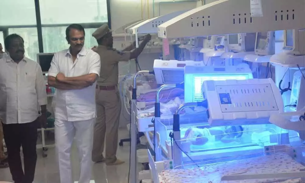 Nursing staff flee ICU leaving babies inside