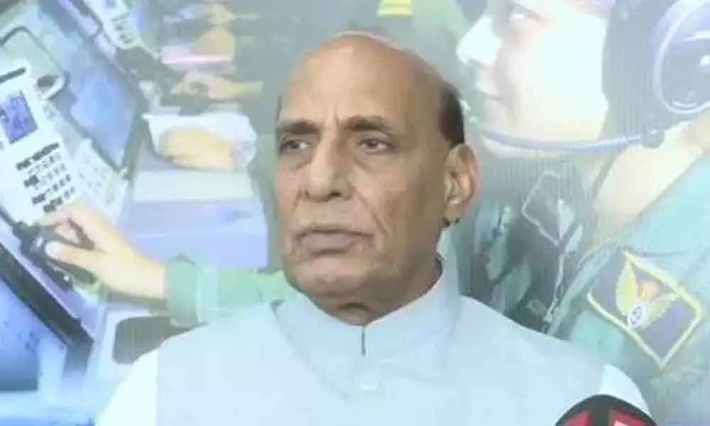 Indias armed forces are capable of defending us from those who cast evil eyes on us: Rajnath Singh