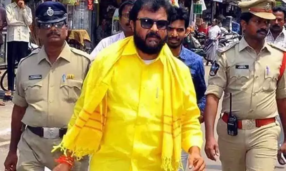 A day before his release from jail, TDP Leader Chintamaneni Prabhakar arrested in another case