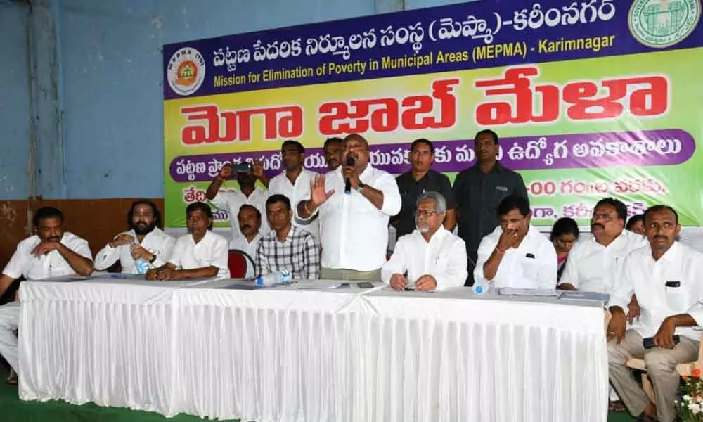 Government aims to provide jobs to all jobless youth: Minister Gangula Kamalakar