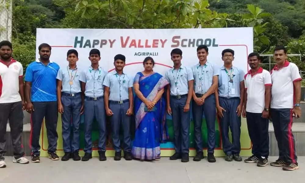 Vijayawada: Happy Valley students excel in sports