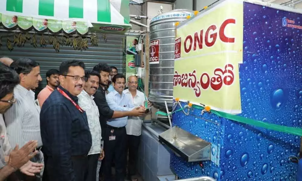 ONGC opens RO plant at RTC bus depot in Kakinada