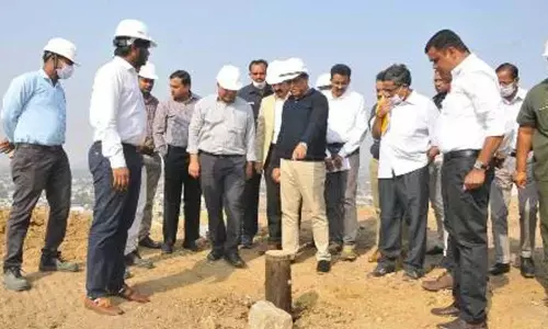 MA&UD Principal Secretary inspects Jawaharnagar dumping yard