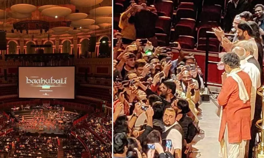 A Historic Moment: Baahubali gets a standing Ovation from audience at Robert Albert Hall in London