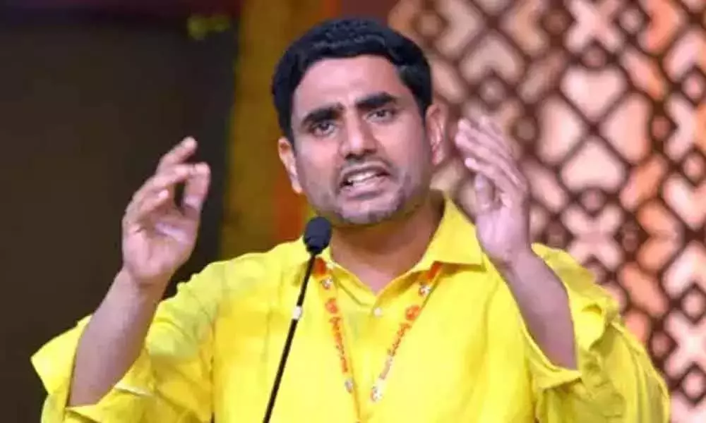 TDP National Secretary Lokesh Questions Jagans Stance On Capital City Amaravati