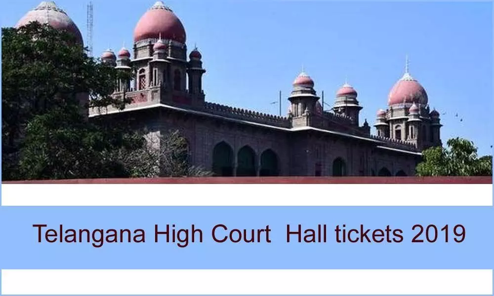 Hall tickets for various posts in Telangana High Court released