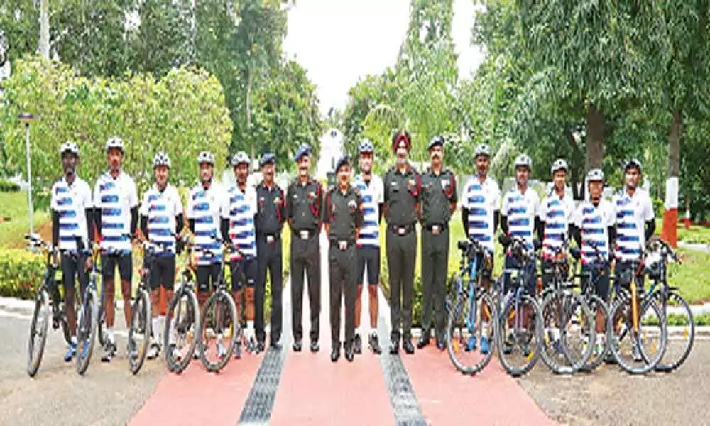 Army Ordnance Corps cycling expedition traverses 1,000 km
