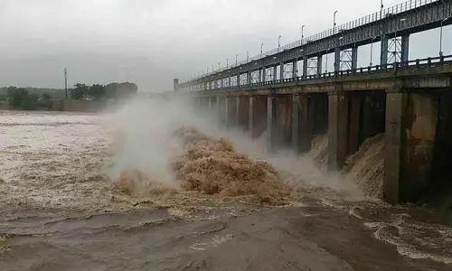 Khammam: Rains bring heavy inflows into Taliperu, Peddavagu projects