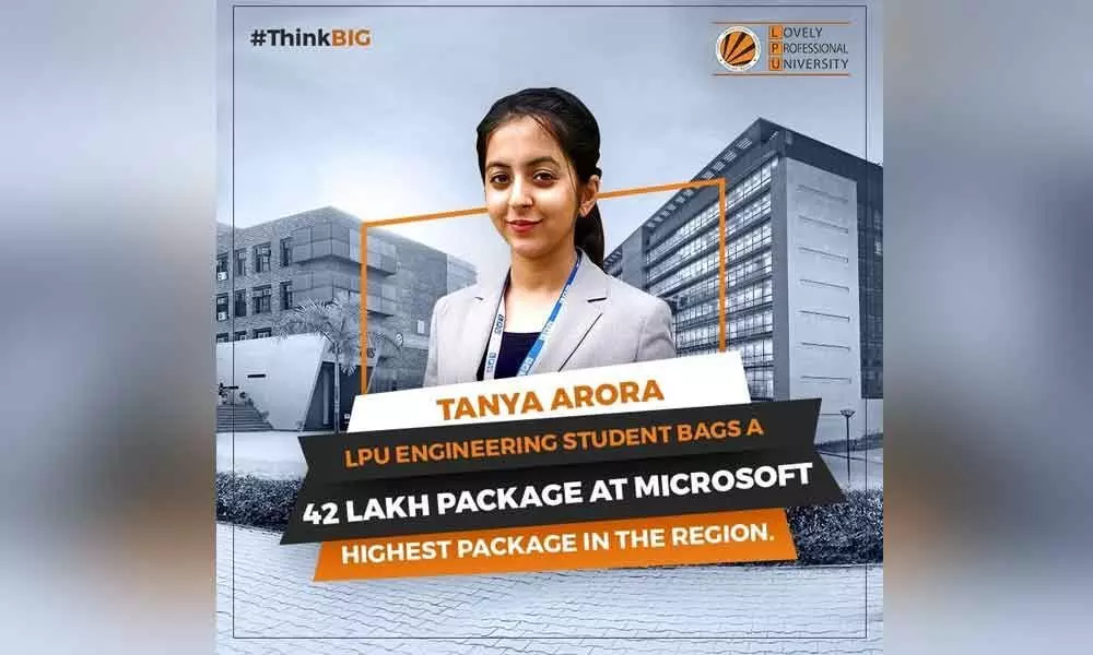 Tanya Arora bags Rs 42 lakh package from Microsoft