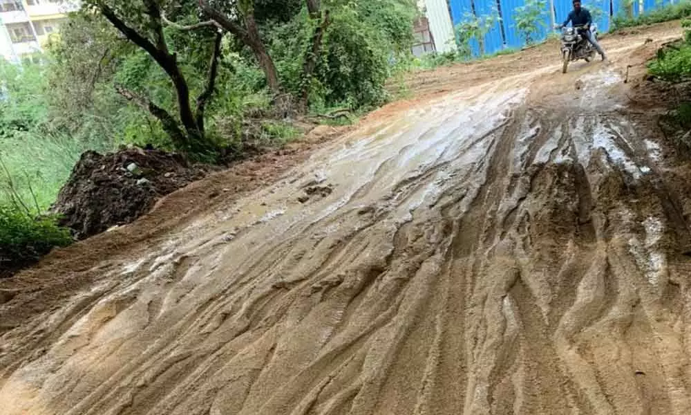 Road remains in bad condition