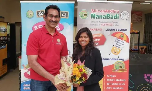 Mountaineer Purna Malavath visits Manabadi in New Jersey