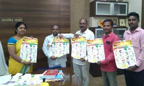 Poster released on soundless Diwali in Guntur