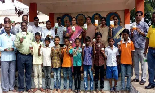Awareness drive on hand wash conducted at ZPHS Marikal