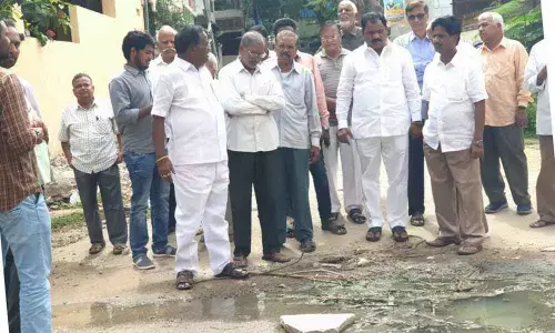 Corporator Ragam Nagender Yadav asks GHMC to take up underground drainage works