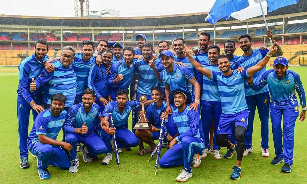 Mithun, Agarwal, Rahu shine as Karnataka clinch title