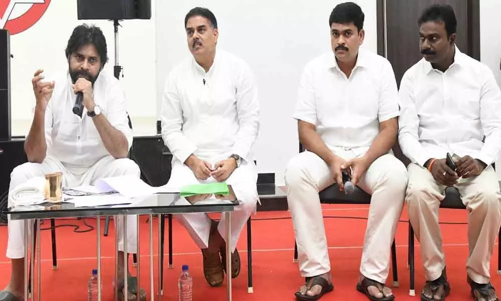 Pawan Kalyan opposes GST cut to new sand lorries