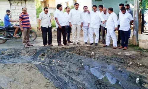 Former ZPTC member takes out padayatra