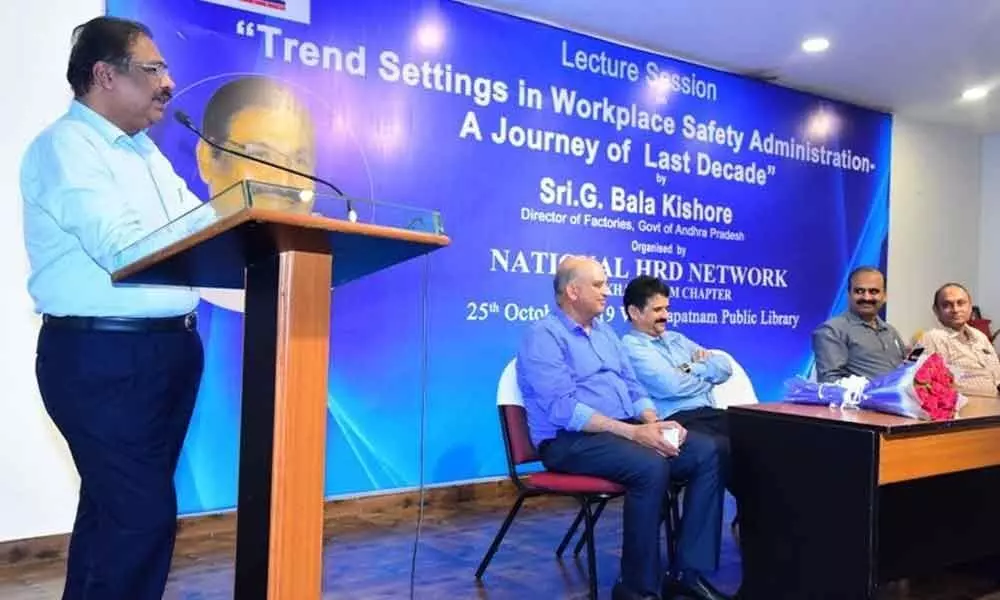 Importance of safe work culture stressed:  G Bala Kishore