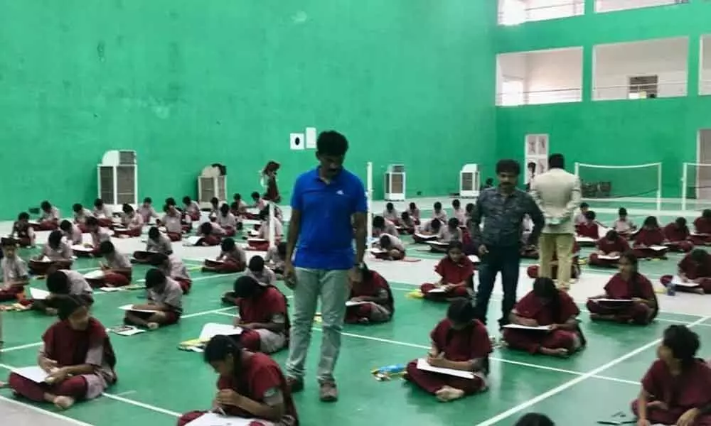 Drawing contest for students organised in Bachupally