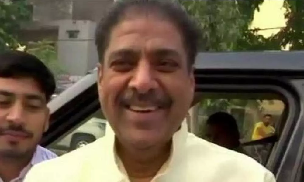 JJP chief Dushyant Chautalas father Ajay Chautala released from Tihar on furlough